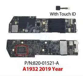 Logic board Macbook Air 2019 13 Model A1932 Not M1 include finger