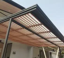 Kanopi baja ringan galvalum murah meriah