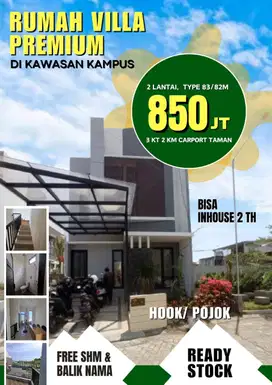 VILLA SIAP HUNI MURAH KOTA BATU DEKAT UMM