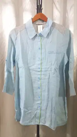Kemeja Blouse Korea 99% Baru