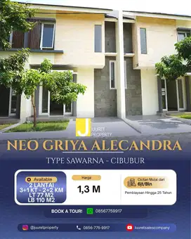 Rumah Baru Di Cibubur Neo Griya Alecandra 2 Lantai