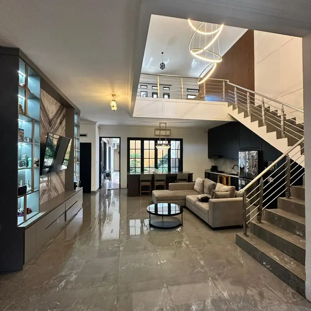 Dijual rumah full furnished minimalis modern gema pesona