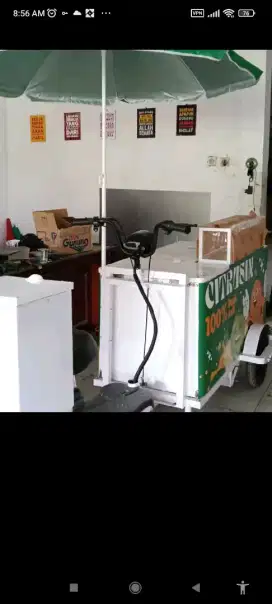 Membeli sepeda listrik bekas jualan kopi keliling
