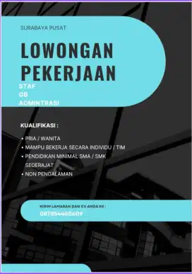 lowongan kerja surabaya pusat
