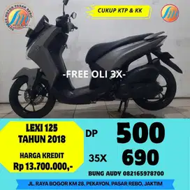 YAMAHA LEXI TAHUN 2018 SIAP PAKAI, GRATIS SERVIS, FREE OLI