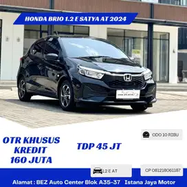 LIKE NEW Honda Brio 1.2 E Satya AT 2024 Hitam