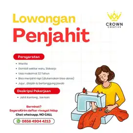 lowongan penjahit