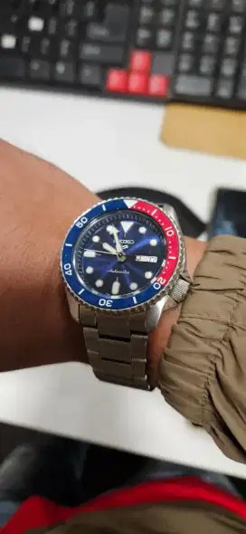 Seiko diver srpd53k1 pepsi bazel blue dial