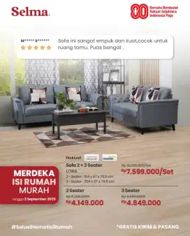 Sofa Tamu Selma by Informa