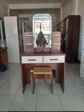 READY MEJA RIAS LAMPU LED KACA SLIDING TERMURAH SALE