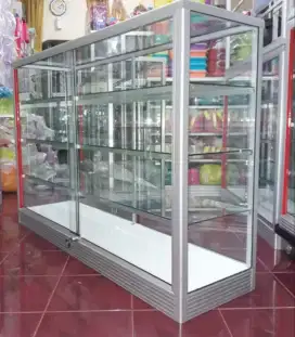 Etalase Panjang 1,5Mx1M Barang Baru & Siap Kirim