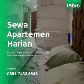 Menyewakan apartemen harian Bassura City Jaktim murah