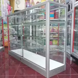 Etalase Panjang 1,5Mx1M Barang Baru & Siap Kirim