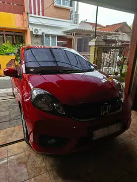 Jual Honda Brio,tipe E ,Merah 2017 akhir( Nov),Manual Istimewa