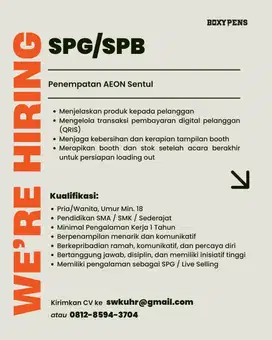 SPG/SPB Boxypens - Aeon Sentul