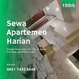 Sewa apartemen harian Bassura City Jaktim termurah