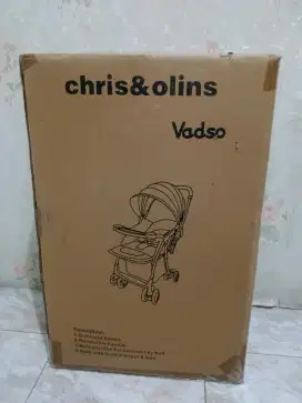 ChrisOlins A817 Stroller Vadso Reversible Handle warna Khaki(Preloved)