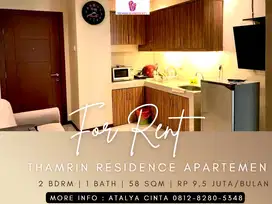 Disewakan Apartement Thamrin Residence 2BR Full Furnished