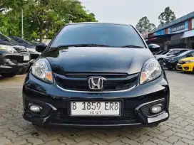 TERMURAH KM 45RB HONDA BRIO E MANUAL 2017 HITAM