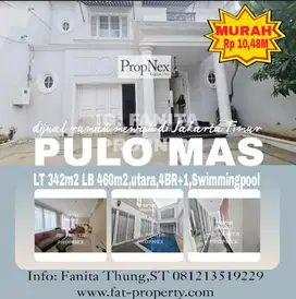 MURAH MEWAH Dijual rumah gaya modern klasik di Pulo Mas Utara,JakTim