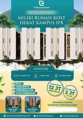 APA KABAR NGONTRAK? Apartkost Dekat IPB ini jawabannya!