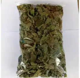 daun pepaya kering siap olah 1kg
