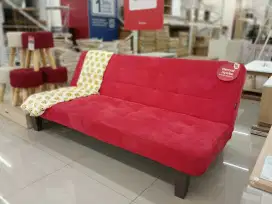 Obral sofa bed murah bahan fabric