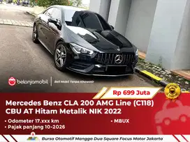 [ LOW KM ] Mercedes Benz Mercy CLA200 CLA 200 AMG AT Hitam 2022/2023