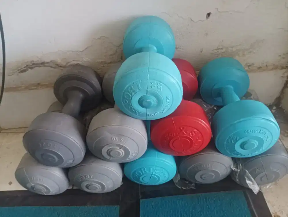 BARBEL PLASTIK 1KG-10KG