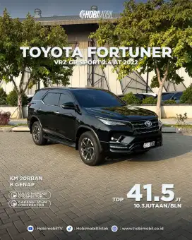 Fortuner VRZ GR Sport 2.4 AT Thn 2021 pemakaian 2022