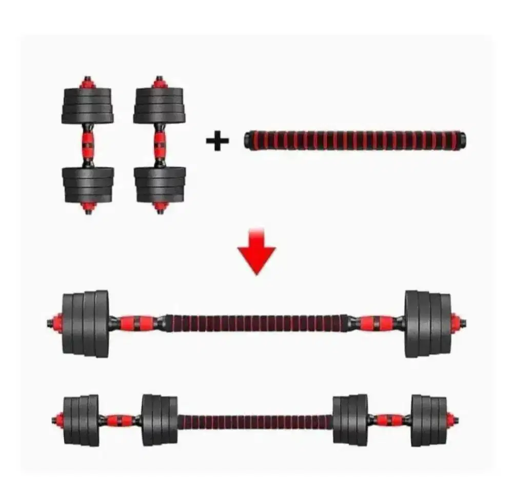 DUMMBEL SETT 20KG/40KG PVC