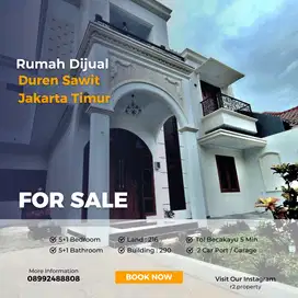 Rumah Dijual di Jakarta Timur Duren Sawit
