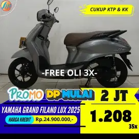 KREDIT MURAH YAMAHA GRAND FILANO LUX 2025 SEKEN BERGARANSI FREE SERVIS