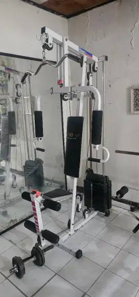 ALAT FITNESS SECOND LENGKAP 10 juta include kaca 3m x 2m