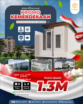 RUMAH KOS PREMIUM KOTA MALANG DEKAT UB