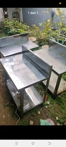 MEJA KOMPOR STENLIS UKURAN 60 X 80