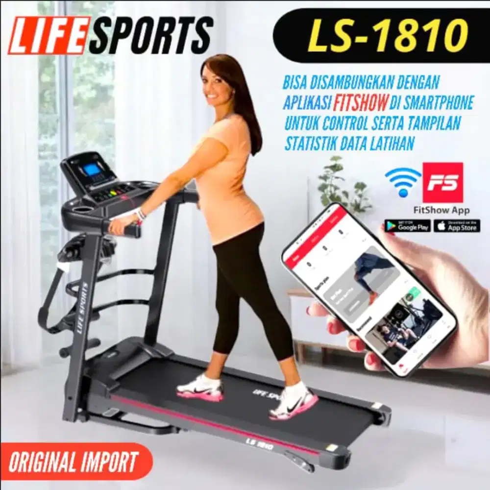 Treadmill Elektrik LIFE SPORTS LS-1810