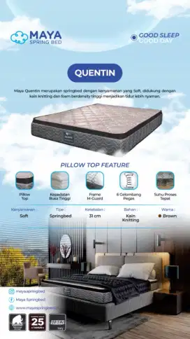 Maya springbed Quentin