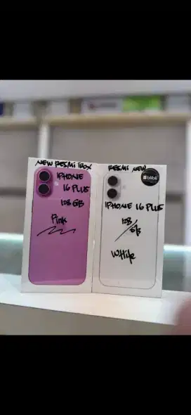IPHONE 16 128 NEW ATAU 2ND / CASH / KREDIT TANPA KARTU KREDIT BUNGA 0%