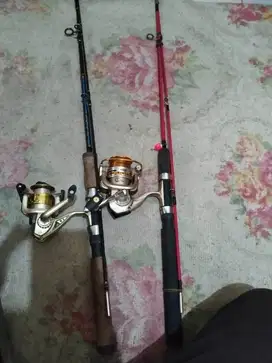 Jual joran pancing plus reel