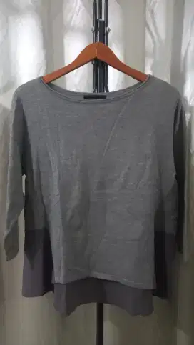 Blouse Baju atasan Rajut Linen Import Preloved