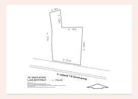 Dijual kavling di pinggir jalan besar, lokasi di TB Simatupang Jaksel
