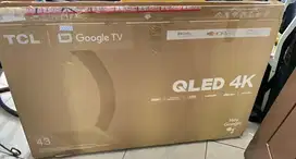 TV LED TCL QLED 43 inci 4K Google Android
