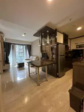 jual cepat bagus lux murah apartemen landmark residence 2 BR furnished