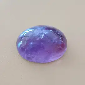 Batu kecubung ungu asli