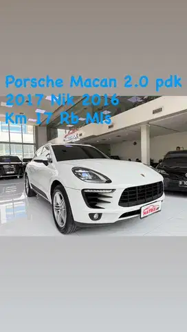 Porsche Macan 2.0 pdk 2017 nik16 White Siap Pakai