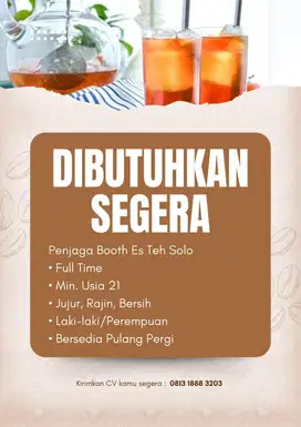 Loker Butuh Cepat