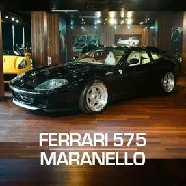 Ferrari 575 M Maranello Coupe (F133) Nero Black on White interrior