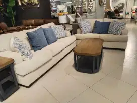 Scottsveal Sofa 3+2 Seat Fabric | Beige