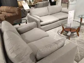 Refined Sofa 3+2 Sear Fabric | Brown